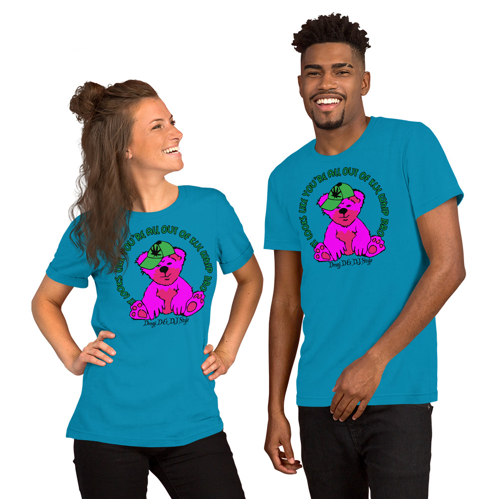 T-Shirt: DD&DJS The Iconic Pink T3DDI design & logo Unisex tee - Image 4