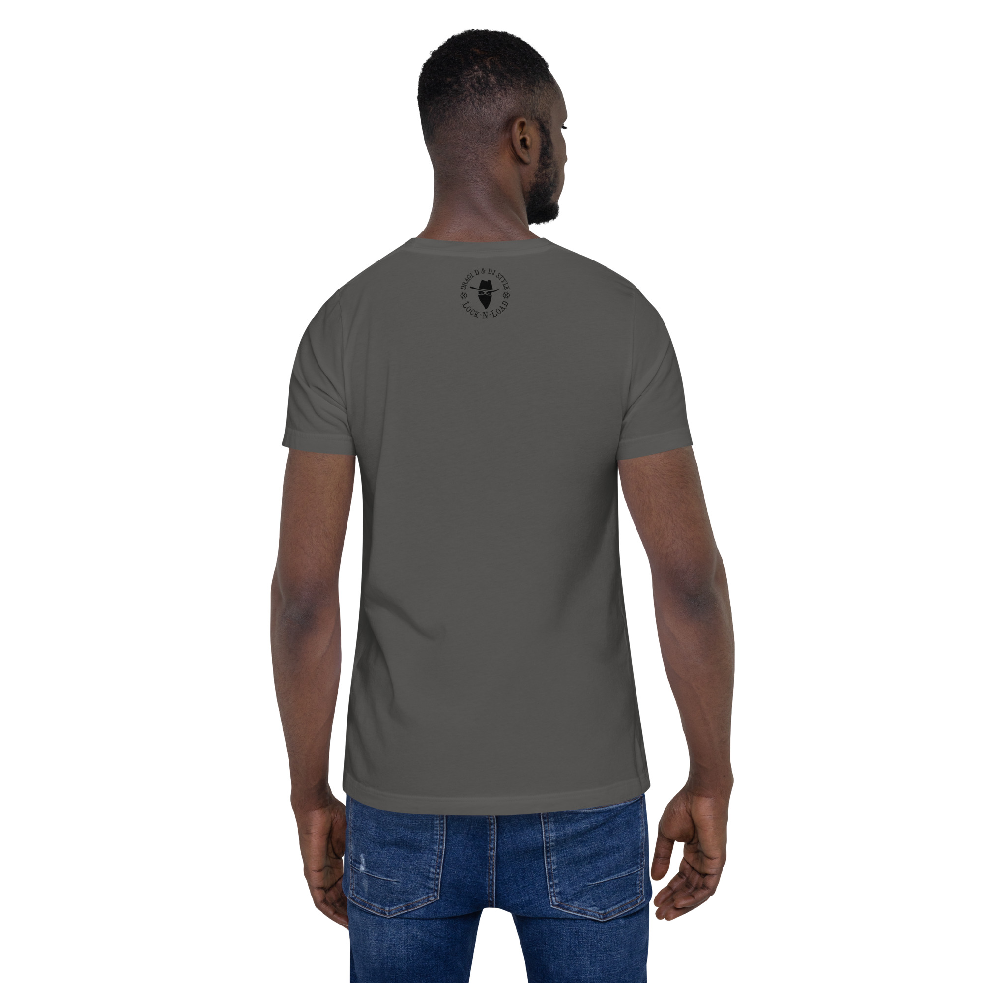 T-Shirt: DD&DJS The Flying Samuri So High Black Text Unisex Tee - Image 20