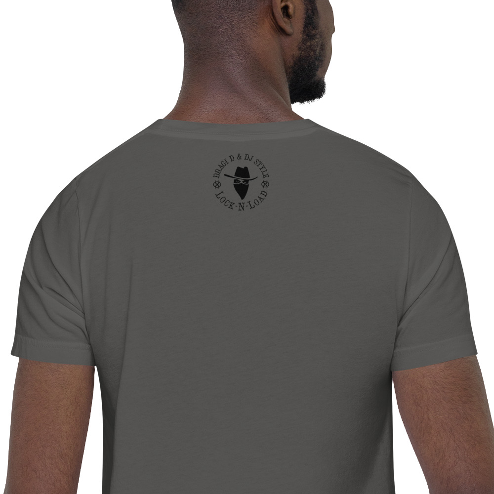 T-Shirt: DD&DJS The Flying Samuri So High Black Text Unisex Tee - Image 21