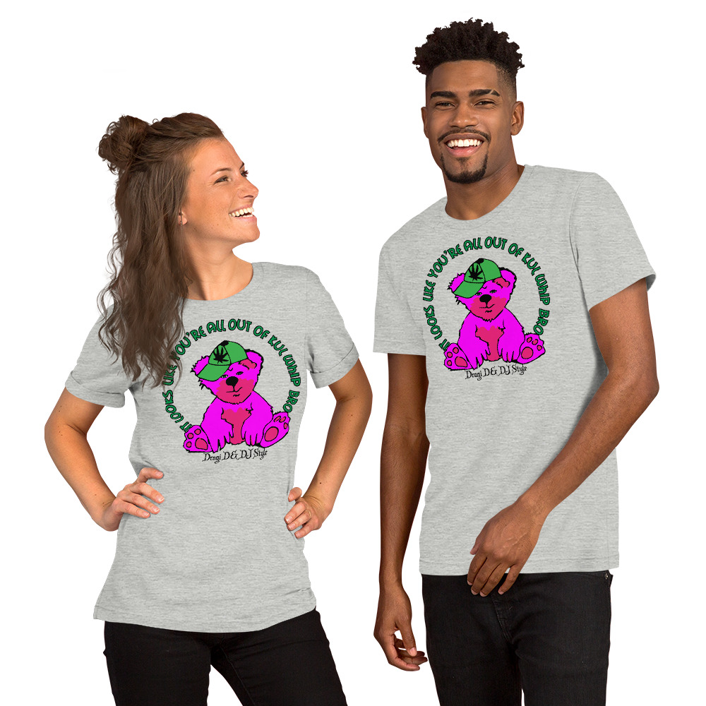 T-Shirt: DD&DJS The Iconic Pink T3DDI design & logo Unisex tee - Image 7