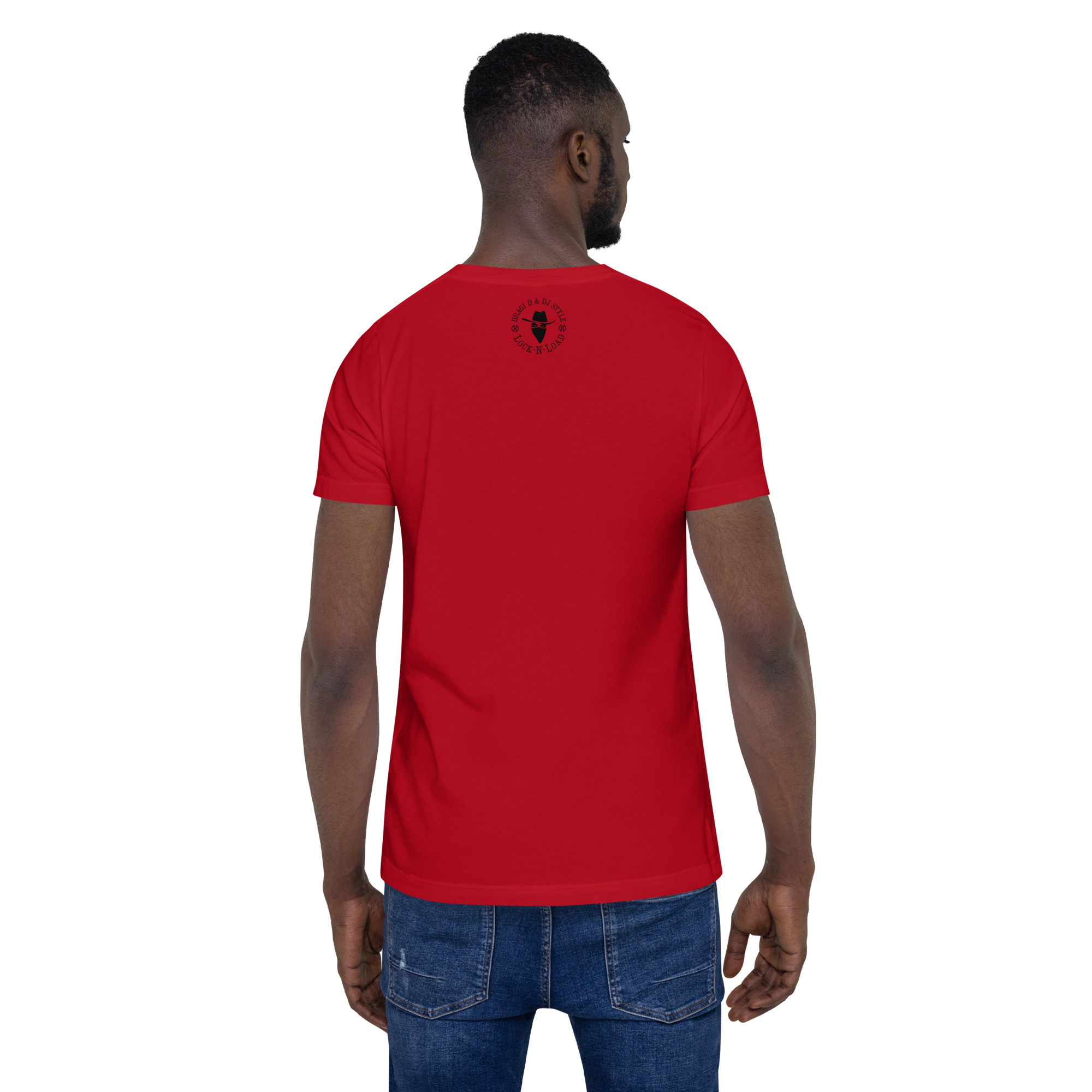 T-Shirt: DD&DJS The Flying Samuri So High Black Text Unisex Tee - Image 5