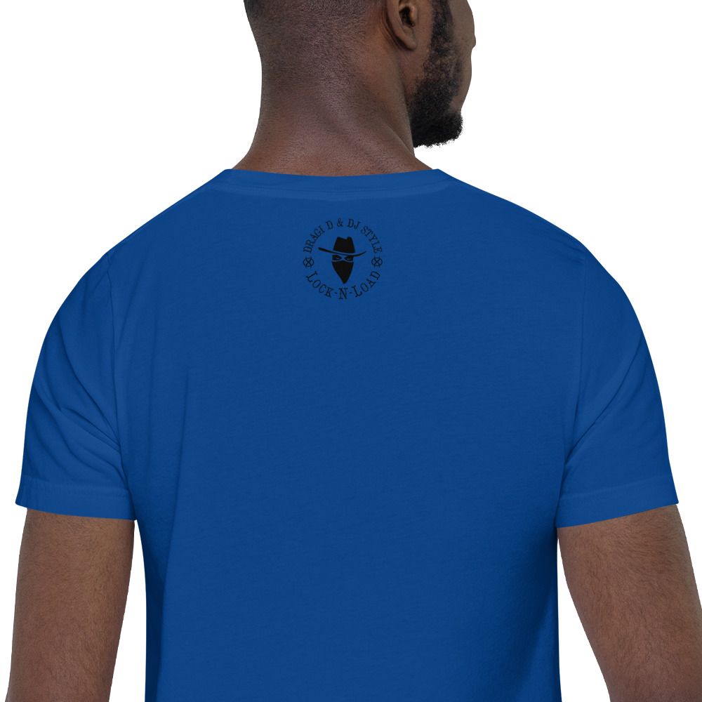 T-Shirt: DD&DJS The Flying Samuri So High Black Text Unisex Tee - Image 16