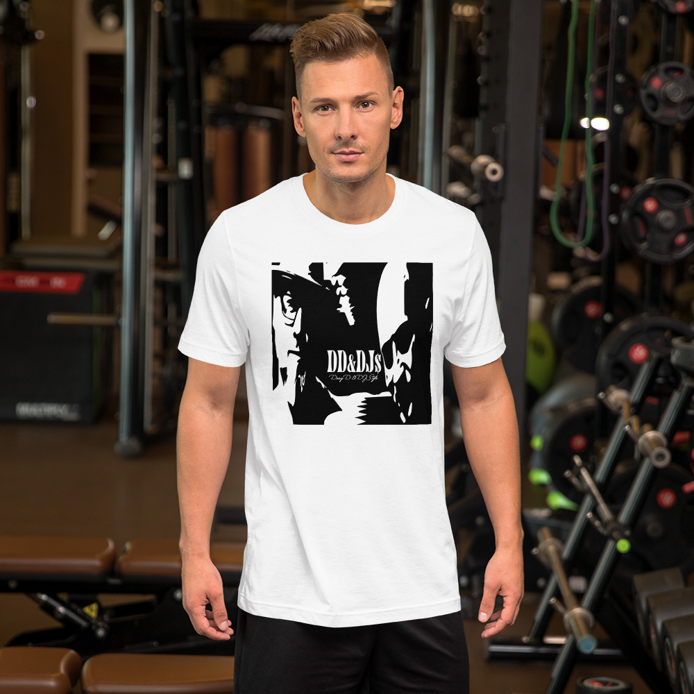 T-Shirt: DD&DJS Silhouette BLACK design & logo Unisex t-shirt - Image 13