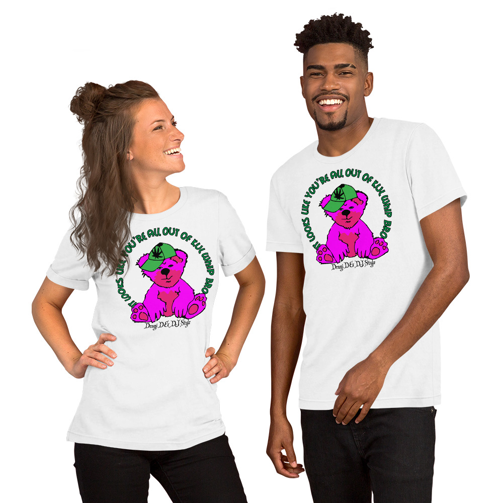 T-Shirt: DD&DJS The Iconic Pink T3DDI design & logo Unisex tee - Image 8