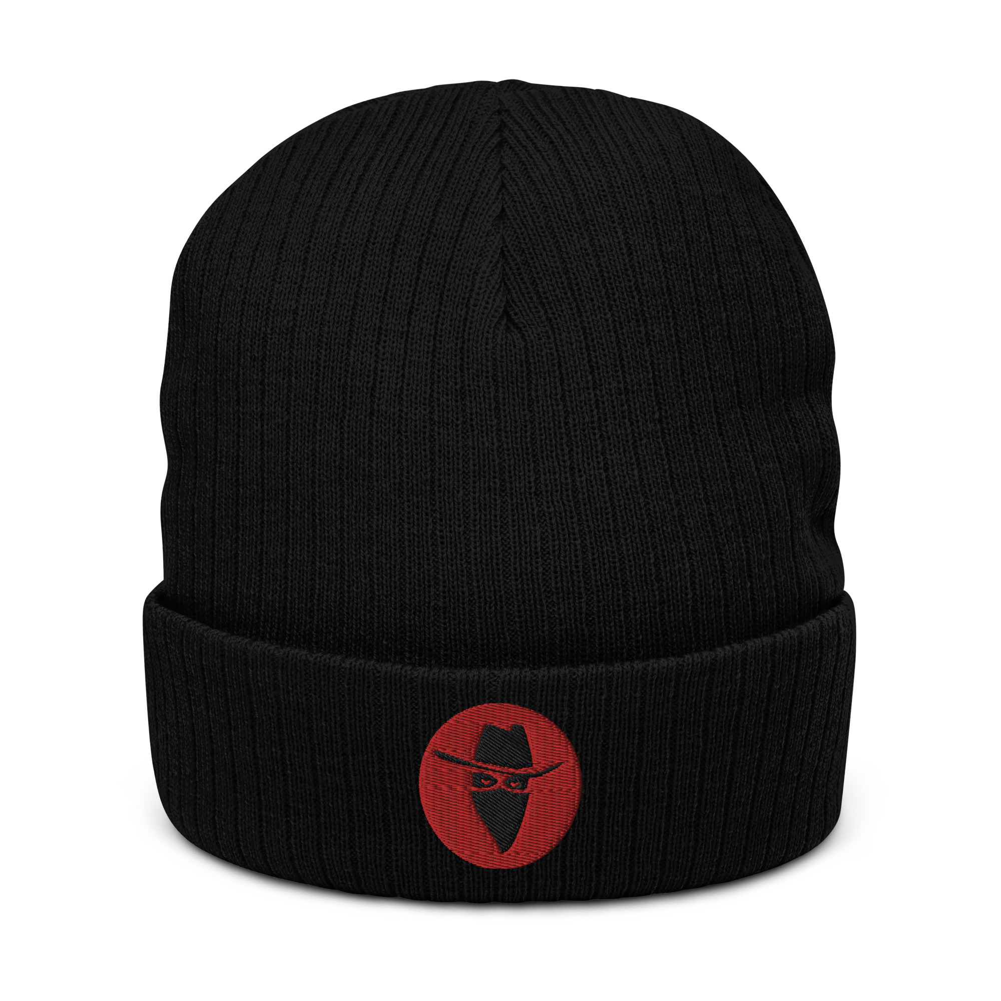 Wearable: Dragi D & DJ Style The Anti-hero/Bandit Lock-N-Load Ribbed Knit Embroidered Beanie